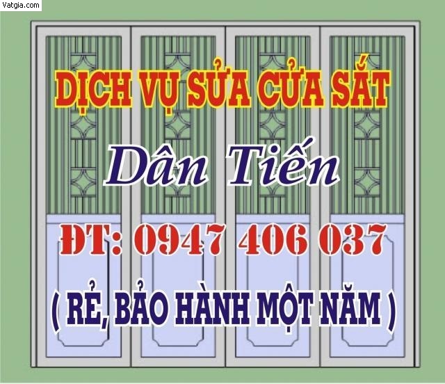 Sửa cửa sắt DẠO tại nhà Quận Tân Bình