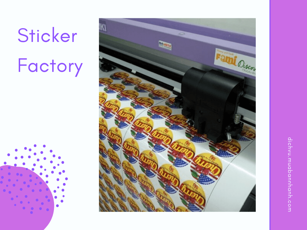 Sticker Factory - nhà in sticker dán theo yêu cầu TPHCM, điều hàng đi toàn quốc