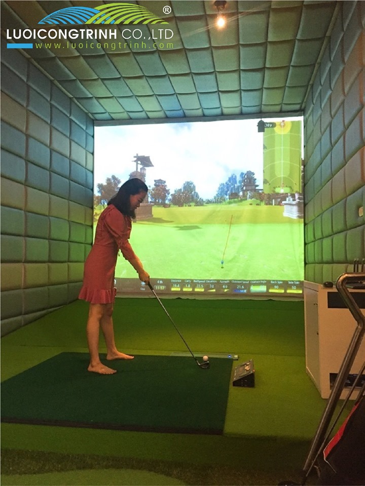 Thi Công Thiết Kế Phòng Tập Golf 3D