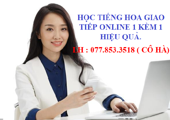 Đào tạo tiếng Hoa trực tuyến cấp tốc 1 kèm 1