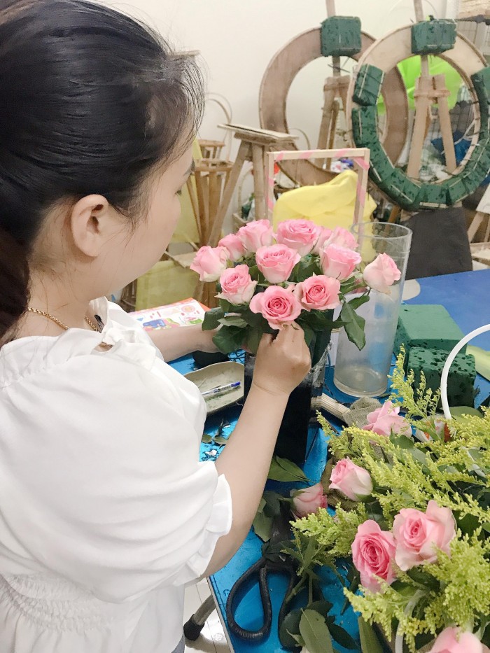 Lớp học cắm hoa giá rẻ tại Đà Nẵng