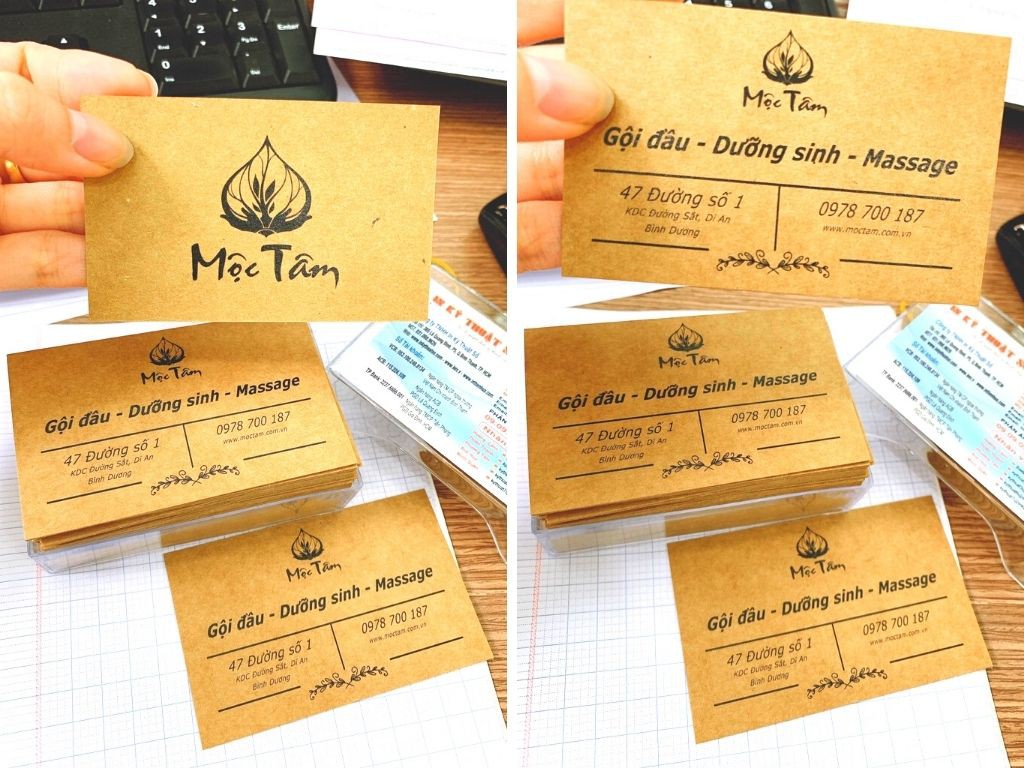 In name card chất lượng cao tại quận Bình Thạnh