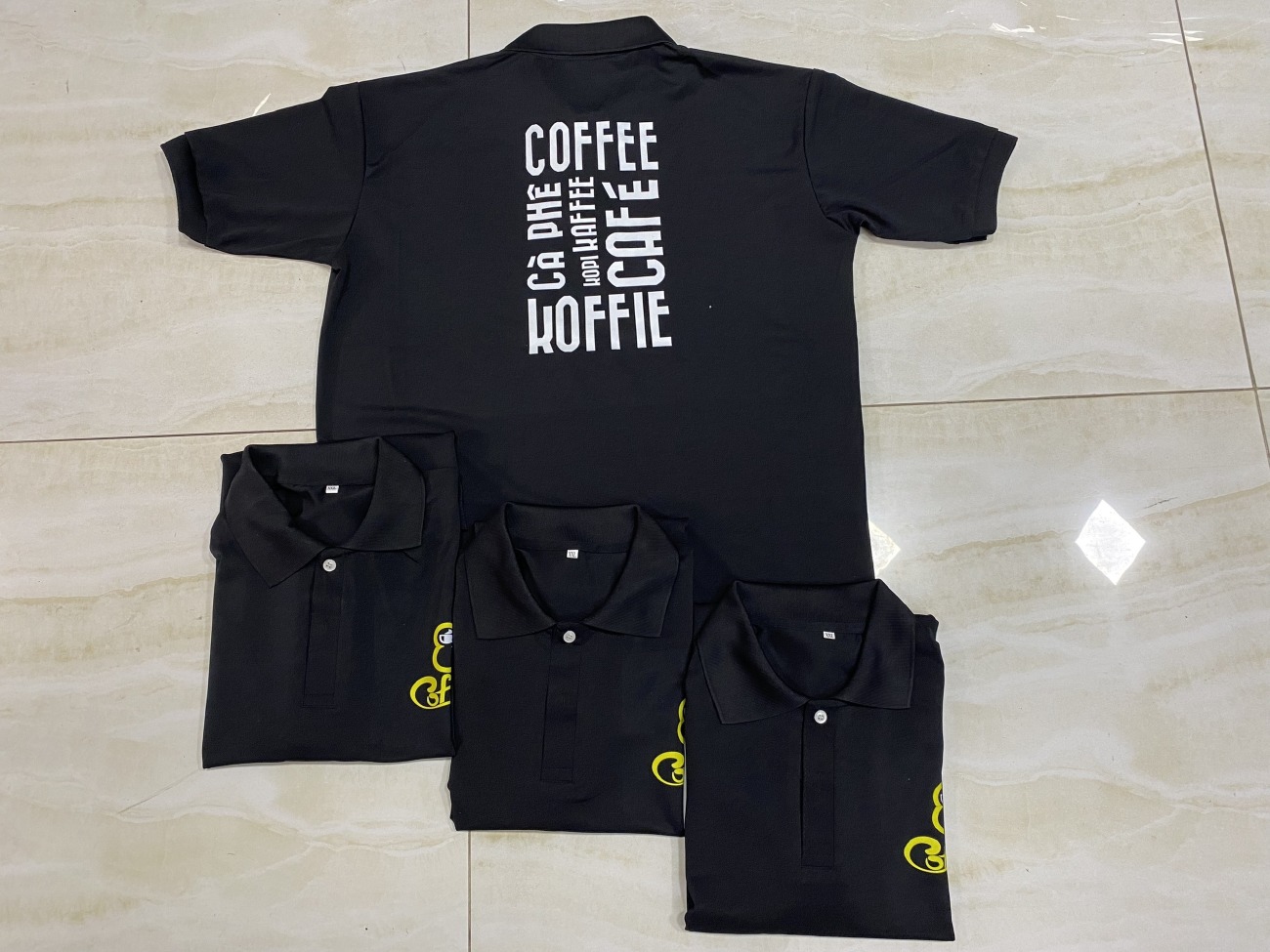 Áo đồng phục quán cà phê, đồng phục cafe đẹp, may áo đồng phục cà phê giá rẻ