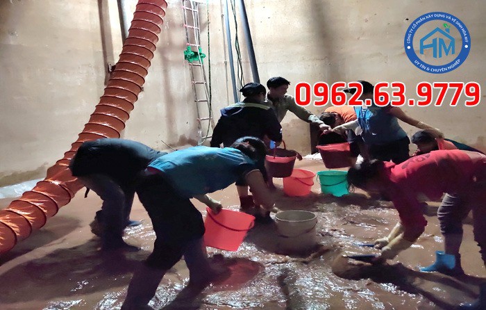 Dịch vụ thay rửa bể nước ngầm tại Hà Nội