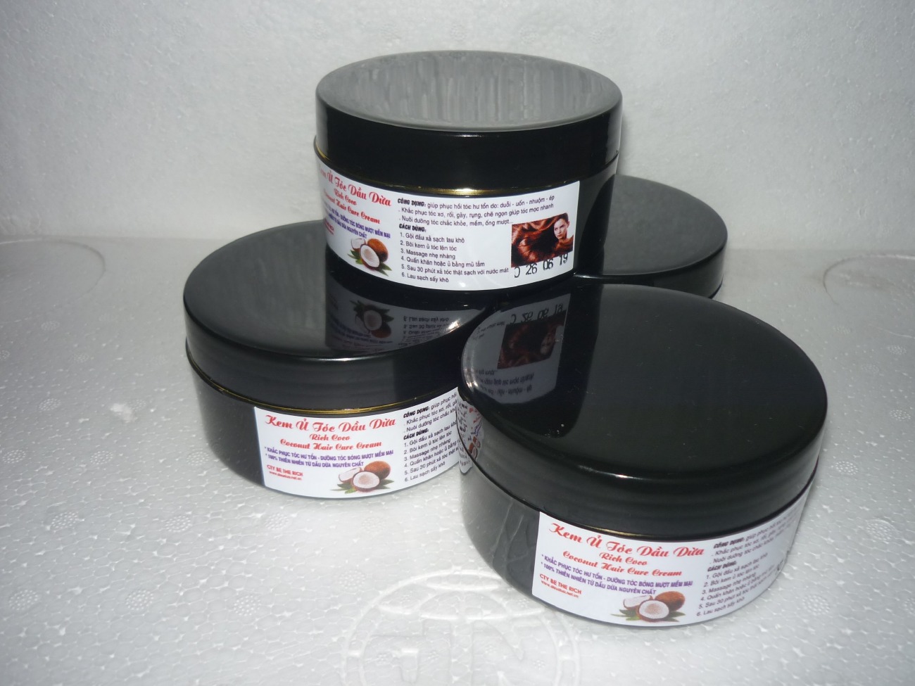 Sản xuất cream ủ tóc, gia công kem ủ tóc dừa
